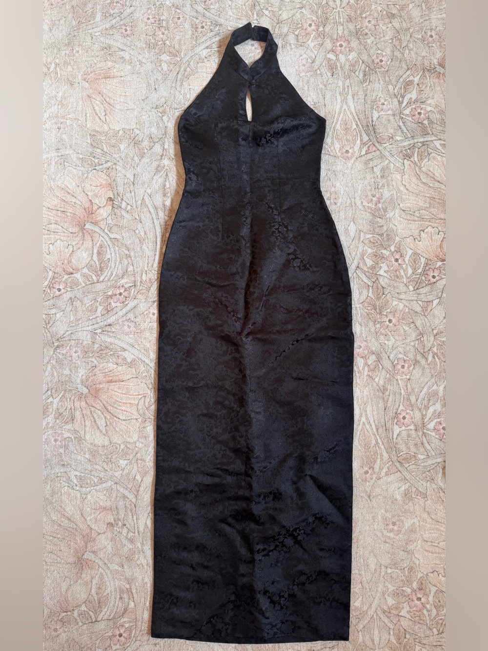 One of a Kind (Bespoke Tailored) Halter Evening Gown